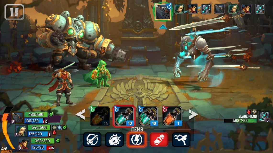Battle Chasers Nightwar review visual