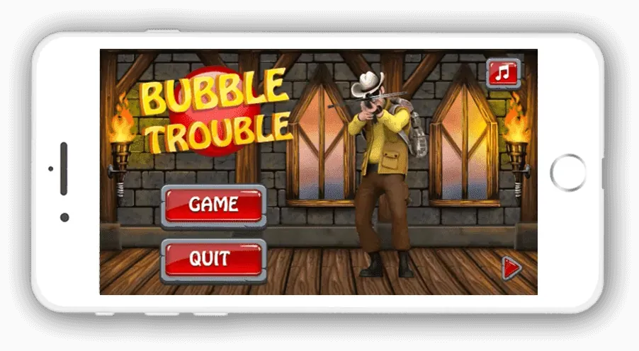 Bubble Man buble screen 1 visual
