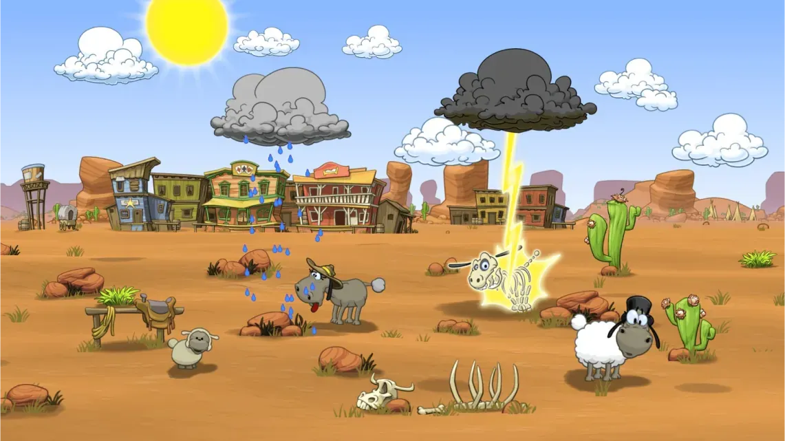 Clouds & Sheep 2 review visual