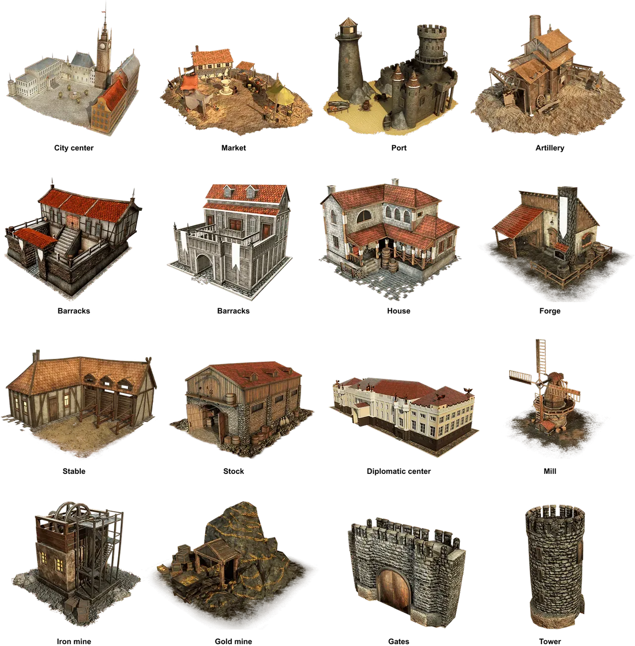 Cossacks 4: The Battle gallery building visual