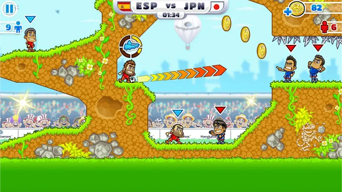 Super Party Sports: Football review visual