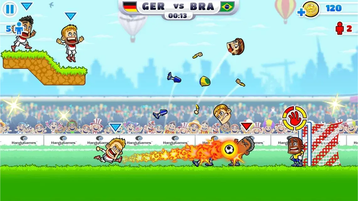 Super Party Sports: Football process visual