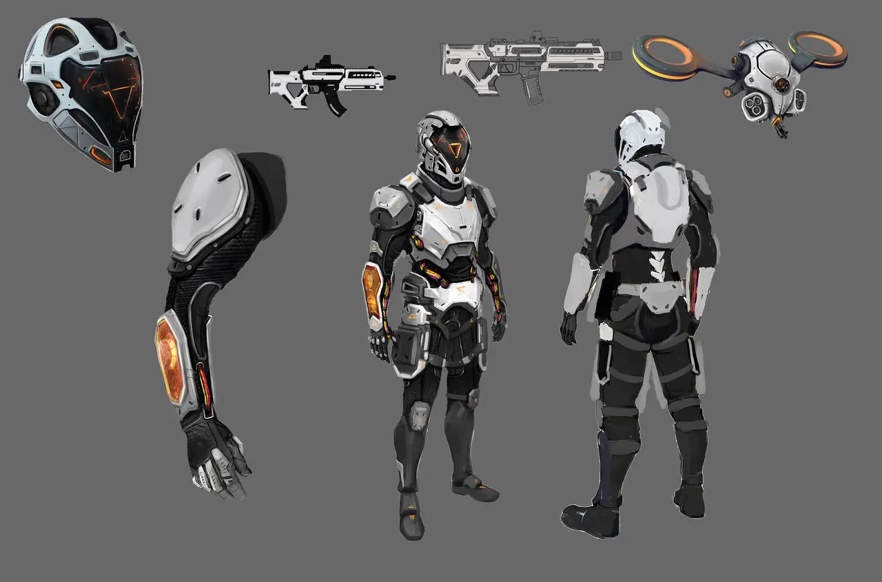 VR Quest Time Machine concept character visual