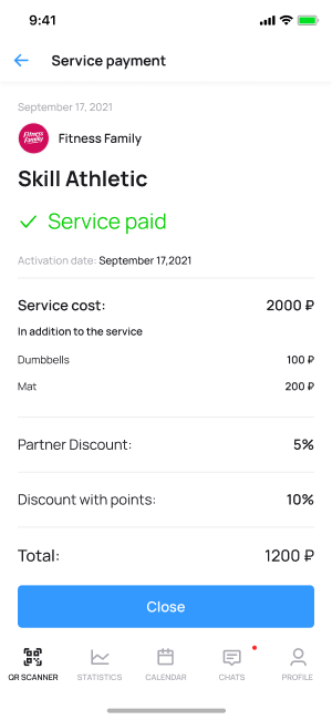 Service paid