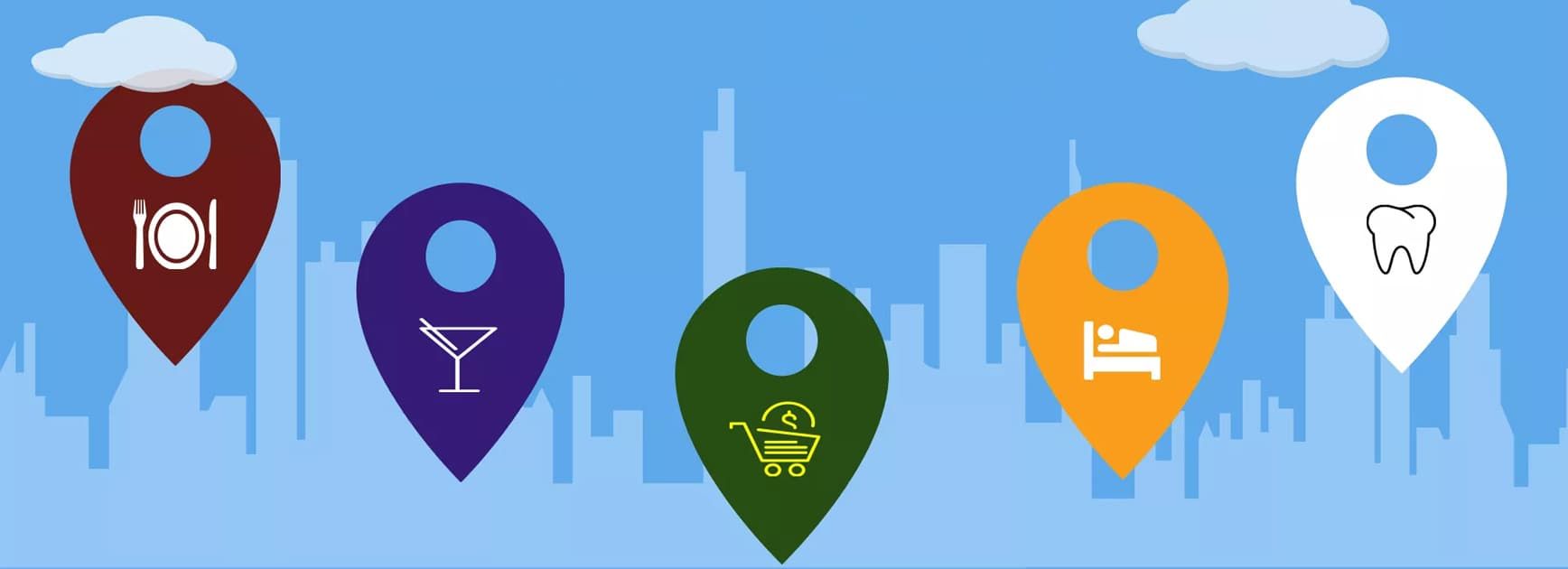 Geo-dependent and geo-independent queries. Types and definition