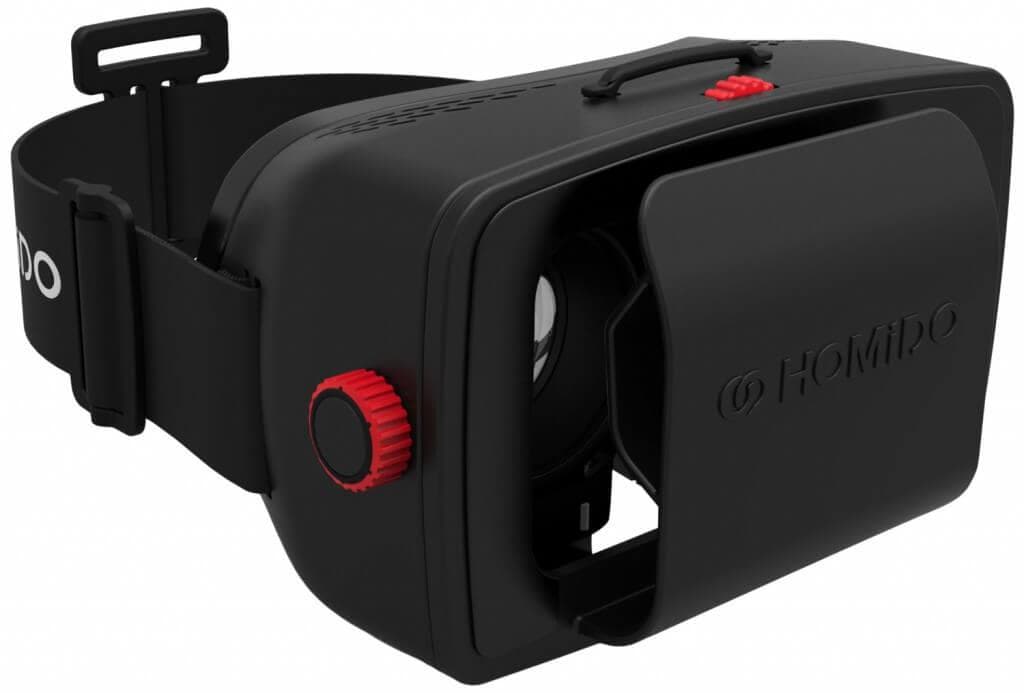 Homido is a universal VR device for smartphones of different sizes
