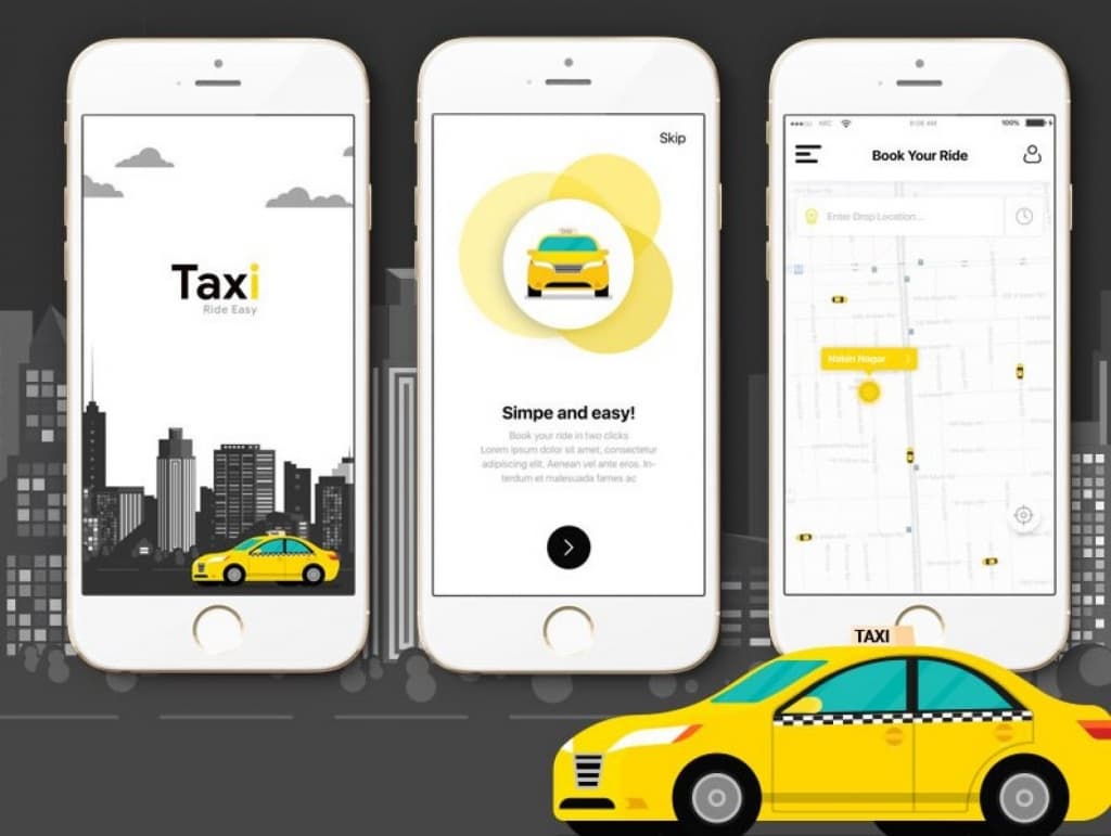 Developing a taxi app