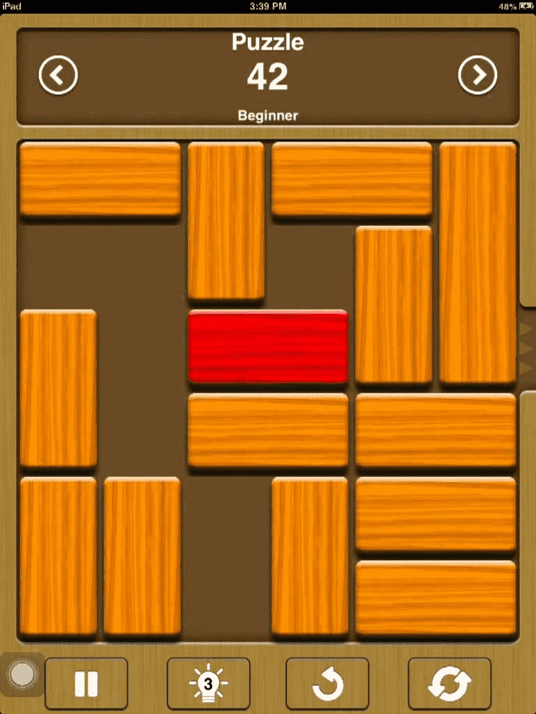 Unblock Me is a simple and interesting logic puzzle