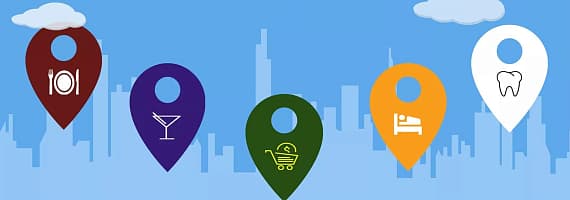 Geo-dependent and geo-independent queries. Types and definition